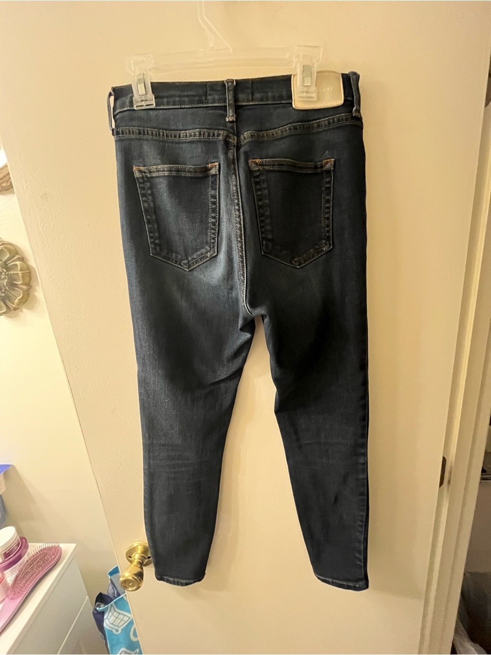 Everlane High-Rise Skinny Dark Wash - Picture 3 of 5